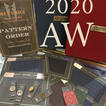 2020AWパターンオーダー生地入荷